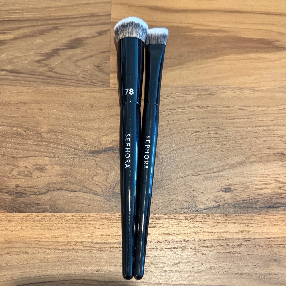 Sephora Collection PRO Concealer #71 and Contour #78 brushes